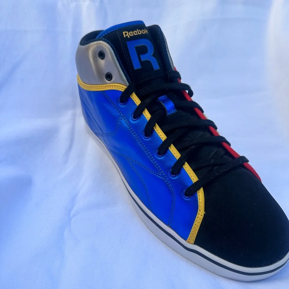 NWOT Reebok T Raww Rapper Tyga Multicolor High-Top Sneakers/Shoes - Picture 3 of 6